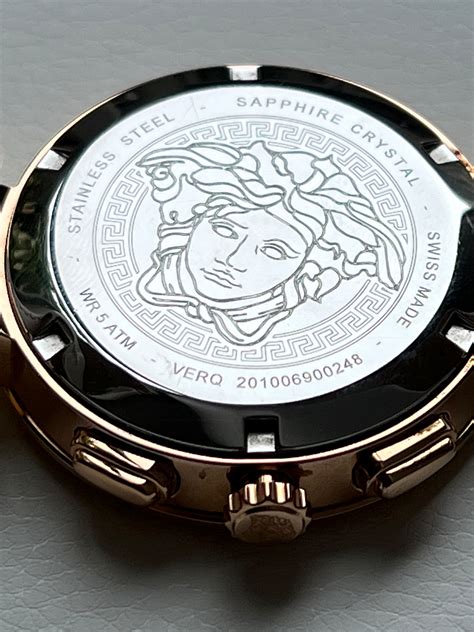 history of versace watches|Versace sapphire crystal watch.